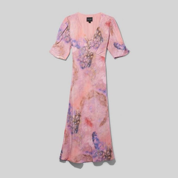 🔥🔥🔥NEW Marc Jacobs 1930s Silk Printed Midi Dress - Picture 2 of 9